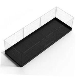 Rectangle Dog Playpen Fits 8 Panels 32"W Playpen Rectangle Bottom(32"Wx96"L) - Picture 1 of 5