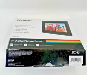 Polaroid 7" Digital Picture Frame PDF-700 - New in Box - Eco-Friendly LED - Picture 1 of 2