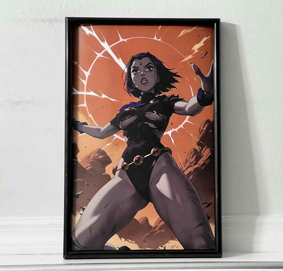 Teen Titans Raven Art Poster - image 1 of 1