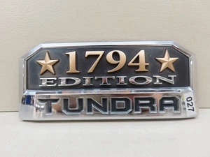 2014-2021 TOYOTA TUNDRA 1794 EDITION FRONT RIGHT RH SIDE DOOR EMBLEM LOGO OEM - Bild 1 von 8