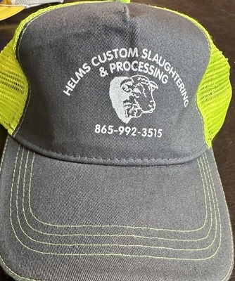 Cascos Procesamiento de Carne Maynardville TN Gorra de Pelota Sombrero Snapback Malla Foto 1 de 4