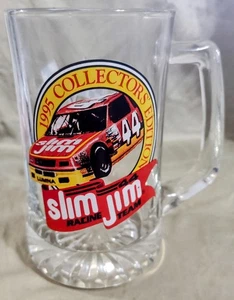 1995 LaBonte Racing Busch Series Slim Jim #44 Glass Collector Mug David Green VG - Picture 1 of 3
