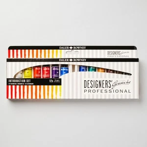 Daler Rowney Designers Gouache Opaque Einführung 15ml verschiedene Farben 12er Set - Bild 1 von 2