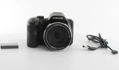 Цифровая камера Samsung WB1100F 16,2 Мп CCD Smart WiFi NFC - черная - класс A - Изображение 1 из 2
