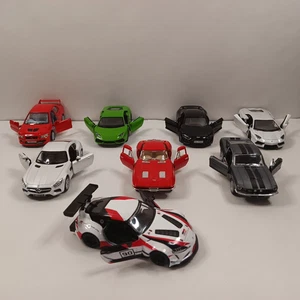 Kinsmart Pull-Back Diecast Car Lot - Lamborghini, Audi, Mercedes + Classics 1:36 - Bild 1 von 18
