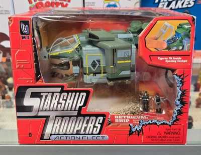 Starship Troopers Action Fleet 1997 envío de recuperación con piloto y médico Galoob nuevo Foto 1 de 4