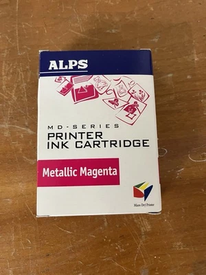 Tinta Alps genuina NOS, CARTUCHO MAGENTA METÁLICO, #106035-00 Foto 1 de 2