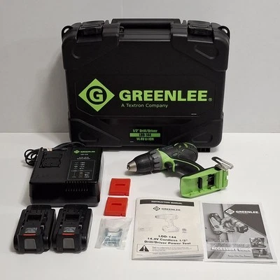 Greenlee LDD-144 1/2" Drill/Driver Kit w/(1) Li-Ion Batterie, Charger & Case - Image 1 of 4