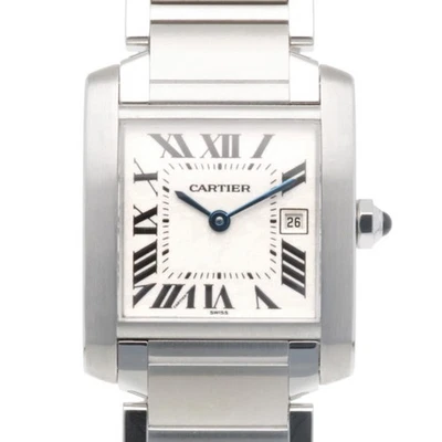CARTIER Tank Francaise MM Watches W51011Q3 Stainless Steel used - image 1 of 4
