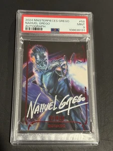 2024 Marvel Masterpieces Nahuel Grego Iceman Timeless Red Autograph 10/10 -PSA 9 - Picture 1 of 2
