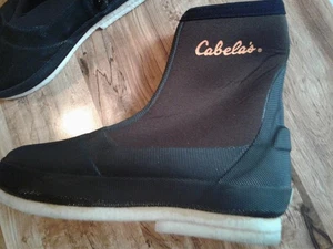CABLELA'S Fishing Boots on the Boat / Kayak Sz. 10.5 / 11 Rubber/ Zipper side - Bild 1 von 8