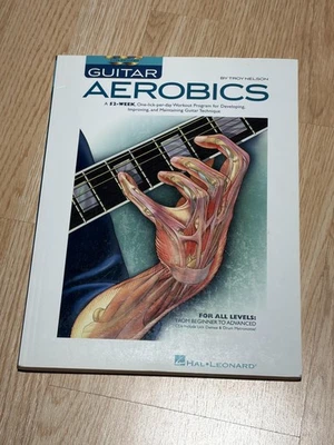 Hal Leonard Guitar Aerobics Book Troy Nelson 52-Week Method 2 CDs 365 Exercises - Image 1 of 4