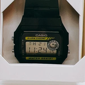 CASIO F-94WA-9JH Alarm Chrono Men's Watch Color Black Digital From Japan 35.2mm - Picture 1 of 4