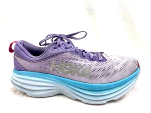 Hoka Bondi 8 Damengröße 10B One One lila blau Laufen sportlich OHNE Einlegesohlen - Bild 1 von 12