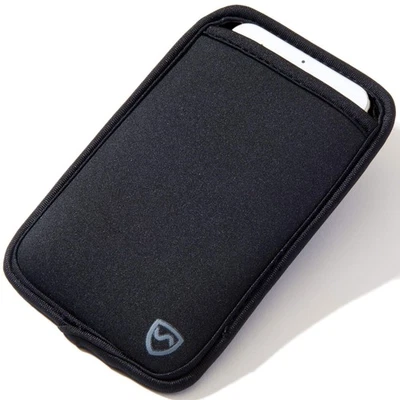 Phone Pouch, EMF Protection Sleeve for Cell Phones up to 3.25" Wide, Black - Image 1 of 4