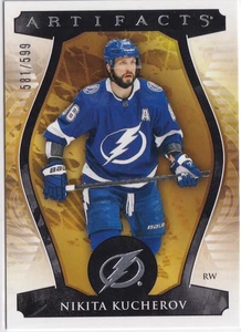 Nikita Kucherov card 125 #d 581/599 2023-24 Artifacts - Picture 1 of 2