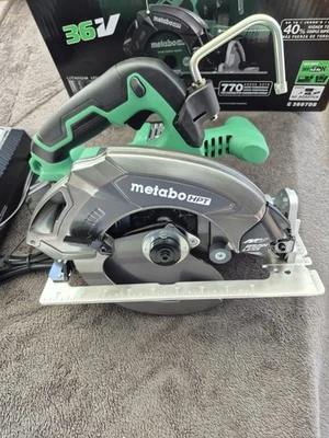 New Metabo Hpt 36V Multivolt 7-1/4 Inch Circular Saw Kit With Torque Boost - Image 1 of 4