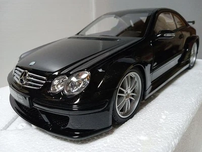 Kyosho 1/18 Mercedes-Benz CLK DTM AMG Coupe Black Diecast Model Car - Image 1 of 4