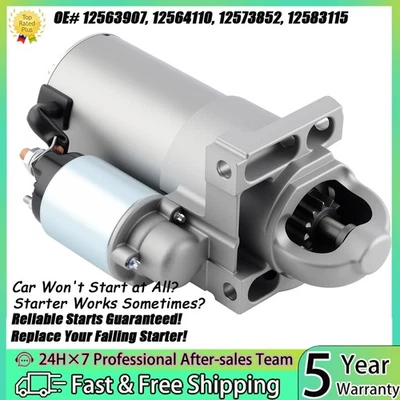 Starter For 1999-2005 GMC Yukon Sierra Savana Chevy Suburban Silverado 12563907 - Image 1 of 4