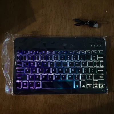 Bluetooth Wireless Keyboard & Mouse Set MacBook iPad Android iOS Windows 9.5x6in - Image 1 of 3