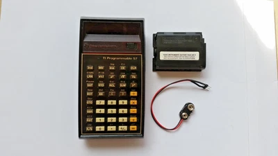 Working Texas Instruments TI-57 vintage calculator (+9V battery adapter) - Photo 1/4