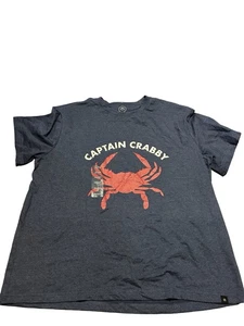 Mountain and Isles Captain Crabby T-Shirt Neu mit Etikett XL Blau - Bild 1 von 3