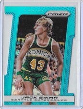 2013-14 Panini Prizm Jack Sikma Die-Cut Blue Prizm #218 Seattle Supersonics /199