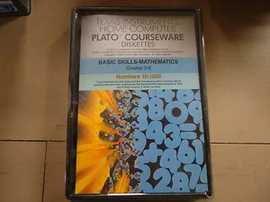 NOS NEW TI-99/4A PLATO BASIC SKILLS MATHEMATICS NUMBERS 10-1000 PHD5202 - Picture 1 of 5