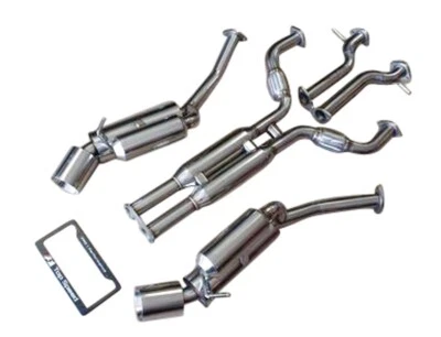 Fits Nissan 370Z Z34 Nismo too 09-21 Performance Exhaust System Dual Resonators - Image 1 of 4