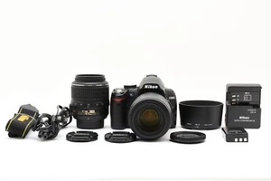 [1236shots] Nikon D3000 Double Lens Kit AF-S 18-55mm 3.5-5.6G 55-200mm 4-5.6G - Picture 1 of 16