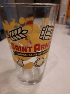 Saint Arnold Pint Glass Brewery Beer Patron Saint Of Brewers - Picture 1 of 4