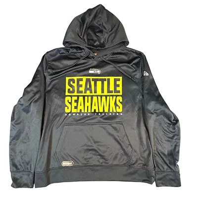 NUEVO CON ETIQUETAS Seattle Seahawks New Era Equipo Ropa Combinar Atletismo Pullover Sudadera con Capucha XL Foto 1 de 4