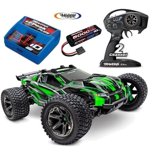 TRAXXAS TRX67097-4GRN Rustler 4x4 Ultimate + 1x 2S 5000 mAh Akku und ID Lader - Bild 1 von 10