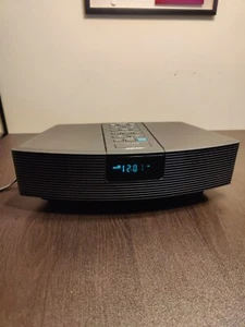 Bose Wave Radio AWR1-1W AM/FM Stereo Alarm Clock, Black, No Remote - Picture 1 of 8