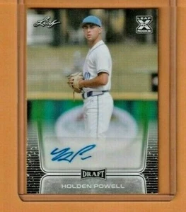 2020 HOLDEN POWELL LEAF DRAFT BASEBALL AUTO ROOKIE SP HOT LIVE MINT - Picture 1 of 1