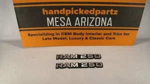 1991-1993 DODGE RAM 250 SCRIPT FENDER EMBLEM SET #55034135 - Picture 1 of 7