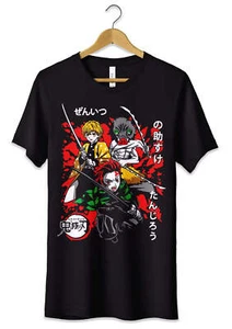 T-Shirt Maglietta Personaggi Demon Slayer Fan Anime Tshirt Uomo Donna Bambino - Picture 1 of 3