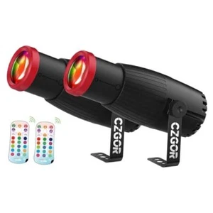 Pinspot Light 2 Pack, 18W RGBW Mirror Disco Ball Spotlight 2Pack x 18W RGBW - Picture 1 of 7