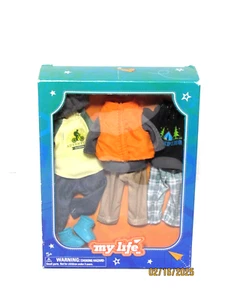 Juego de 3 trajes de ropa My Life Boy en caja para muñeca de 7" mini niño al aire libre en caja - Imagen 1 de 6