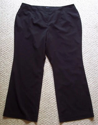 Pantalones de vestir negros para mujer de Relativity talla 24W poliéster/rayón/spandex usados en excelente estado Foto 1 de 4