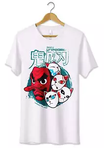 T-Shirt Maglietta Urokodaki Demon Slayer Anime Tshirt Uomo Donna Bambino Regalo - Picture 1 of 3