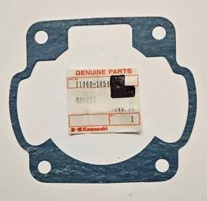 NEW OLD STOCK GENUINE KAWASAKI KX500 MOTOCROSS 1983-1985 BASE GASKET 11060-1454 - Picture 1 of 2