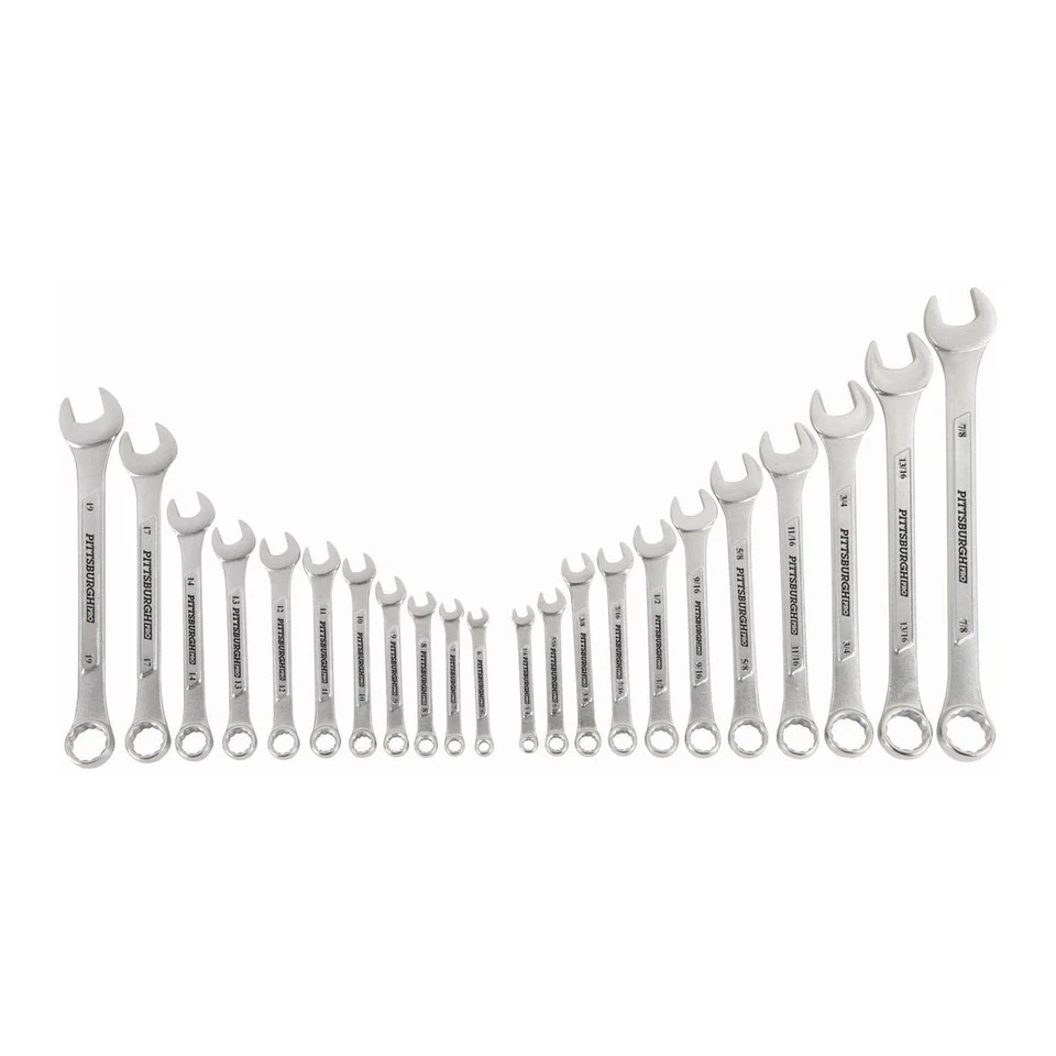 22 Piece, Raised Panel SAE and Metric Combination Wrench Set, 22 Piece - Image 1 of 1