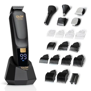 Beard Trimmer, 21 Piece All-In-One Mens Grooming Kit and Hair Clipper, Nose, Ear - Picture 1 of 7