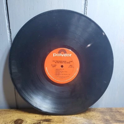 Pat Travers band  LIVE Vinyl LP 1979 Polydor Records PD-1-6202   Rock and Roll - Image 1 of 3