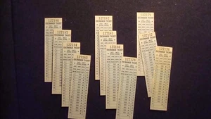 Lot of (11) Vintage - Antique NEW YORK CENTRAL Exchange Tickets - Picture 1 of 4