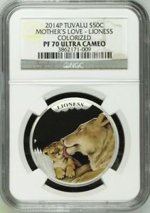 TUVALU 2014 MOTHERS LOVE LIONESS PF 70 ULTRA CAMEO