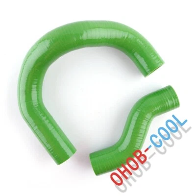 For 68-73 Nissan Datsun 510 1600 Bluebird SSS 1.6L Silicone Radiator Hoses Green - Image 1 of 4