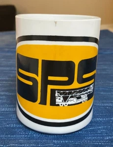 Taza de café vintage para campos petrolíferos SPS publicidad Sierra servicio de producción 12B - Imagen 1 de 3