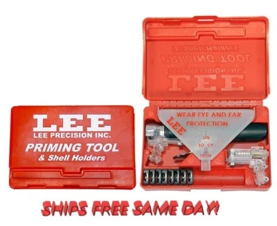 90215 Lee Priming Tool Kit INCLUDES 8 Shellholders FREE SHIPPING  New! - Image 1 of 4